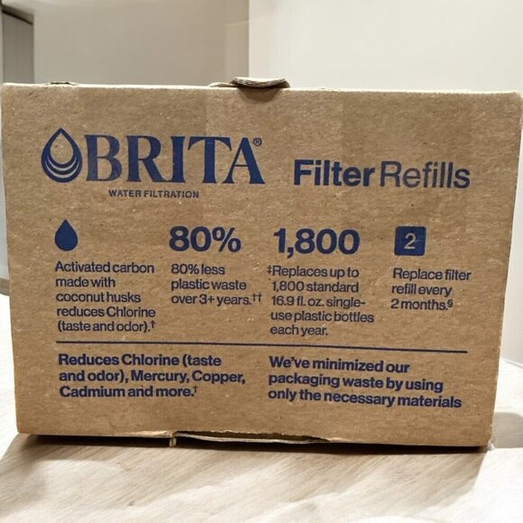 Brita Refillable Filter Packs for Pitchers Dispensers BPA Free 6 count  NEW - Picture 3 of 10